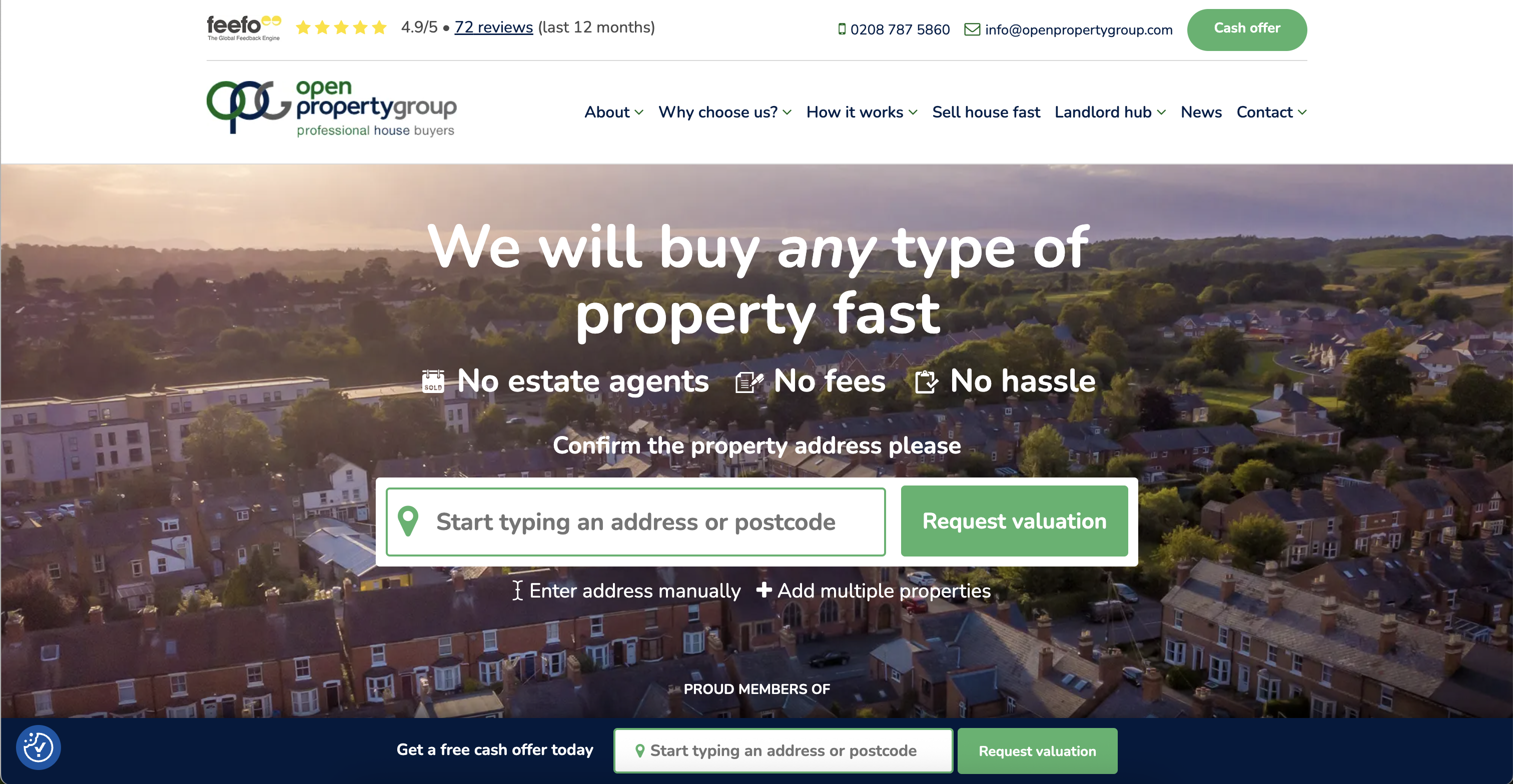 Open Property Group website screenshot