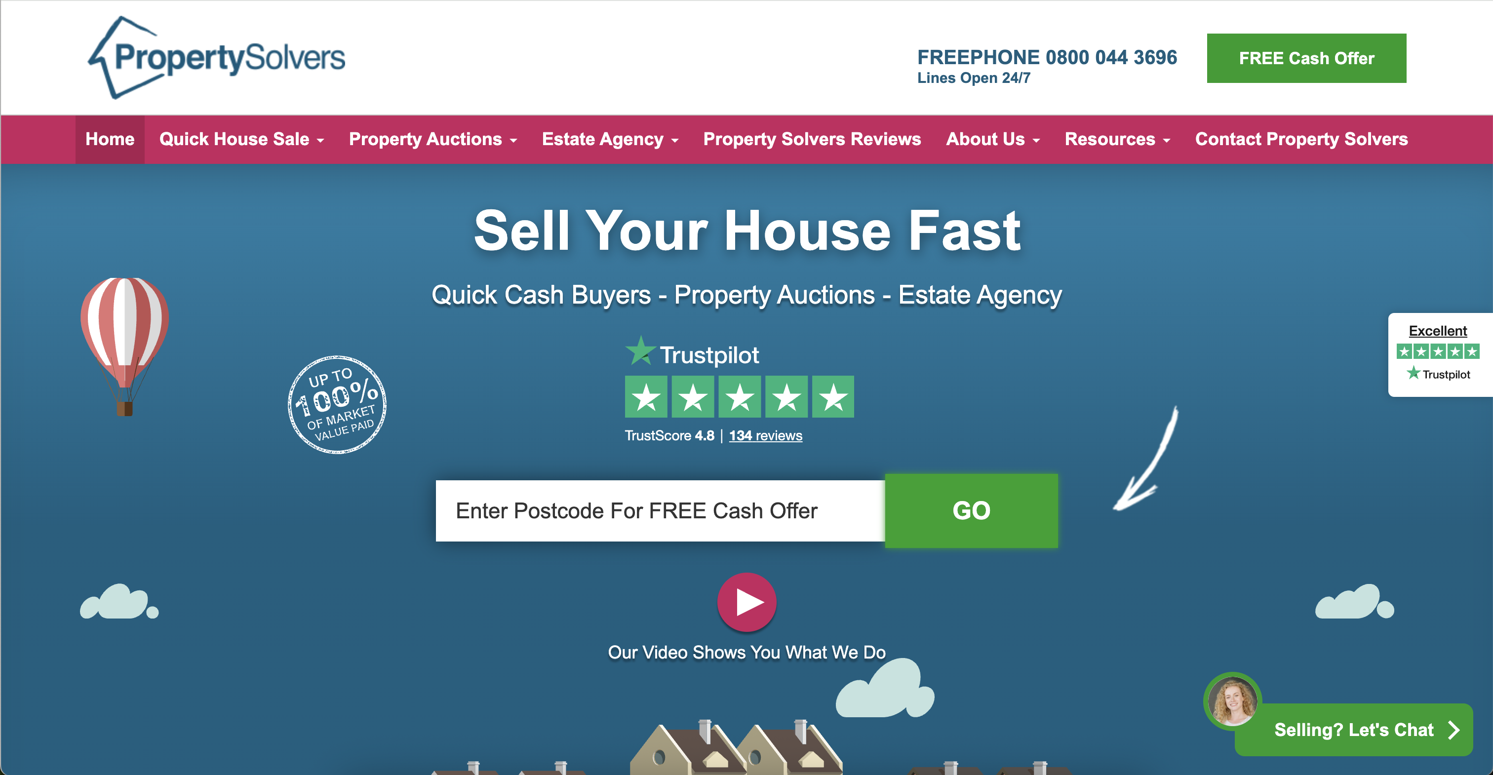 Property Solvers website screenshot